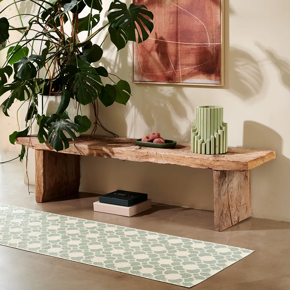 Anya teppich Misty Mint/Vanilla 70 x 100 cm