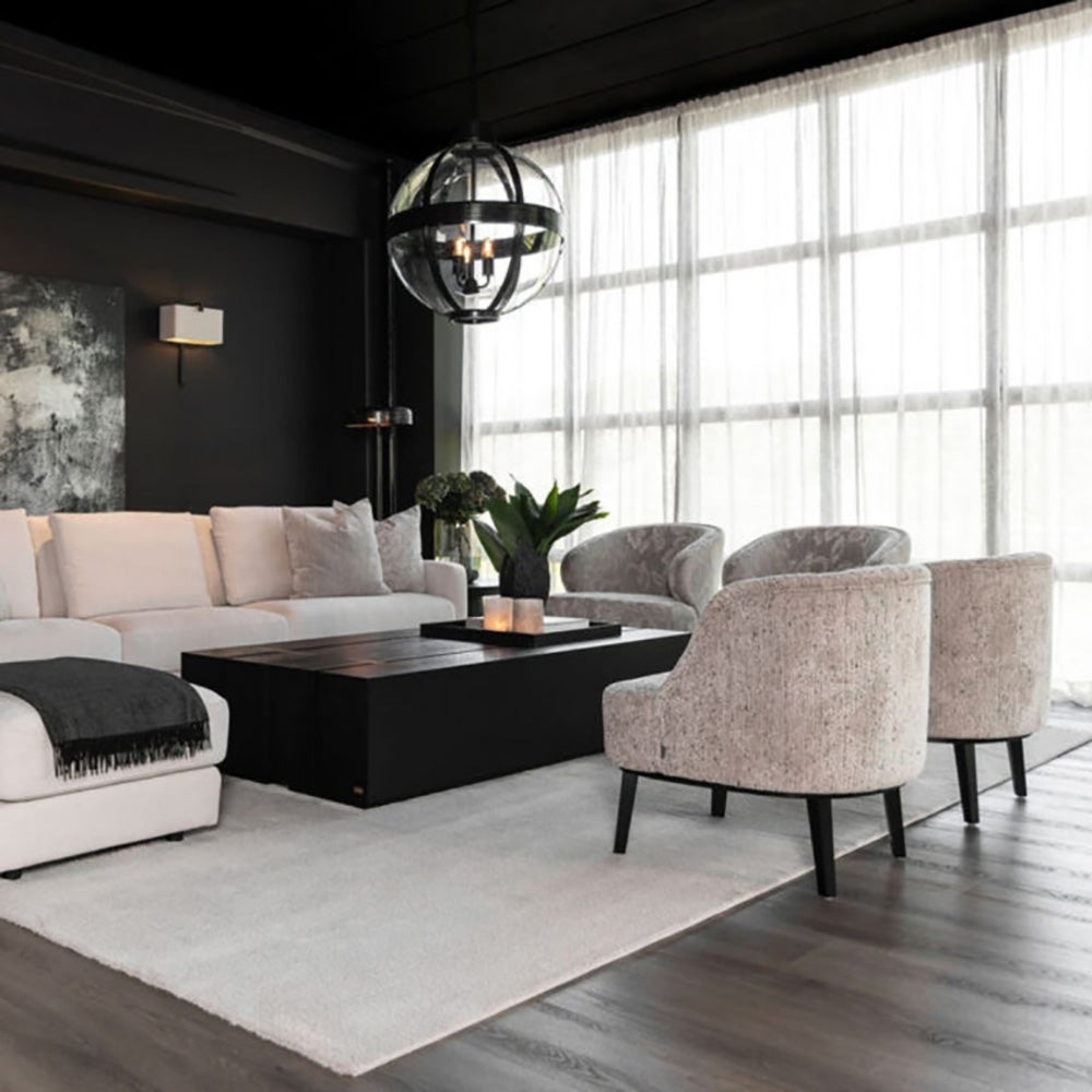 Fairfax Stoffsessel Alister plaid brown