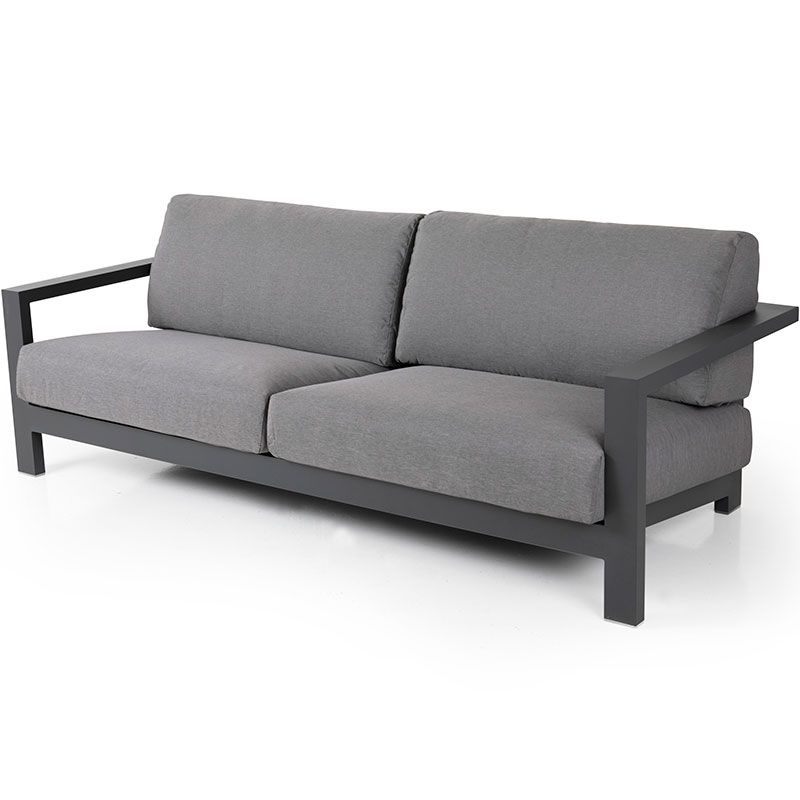 Amesdale 3-Sitzer Sofa anthrazit/grau