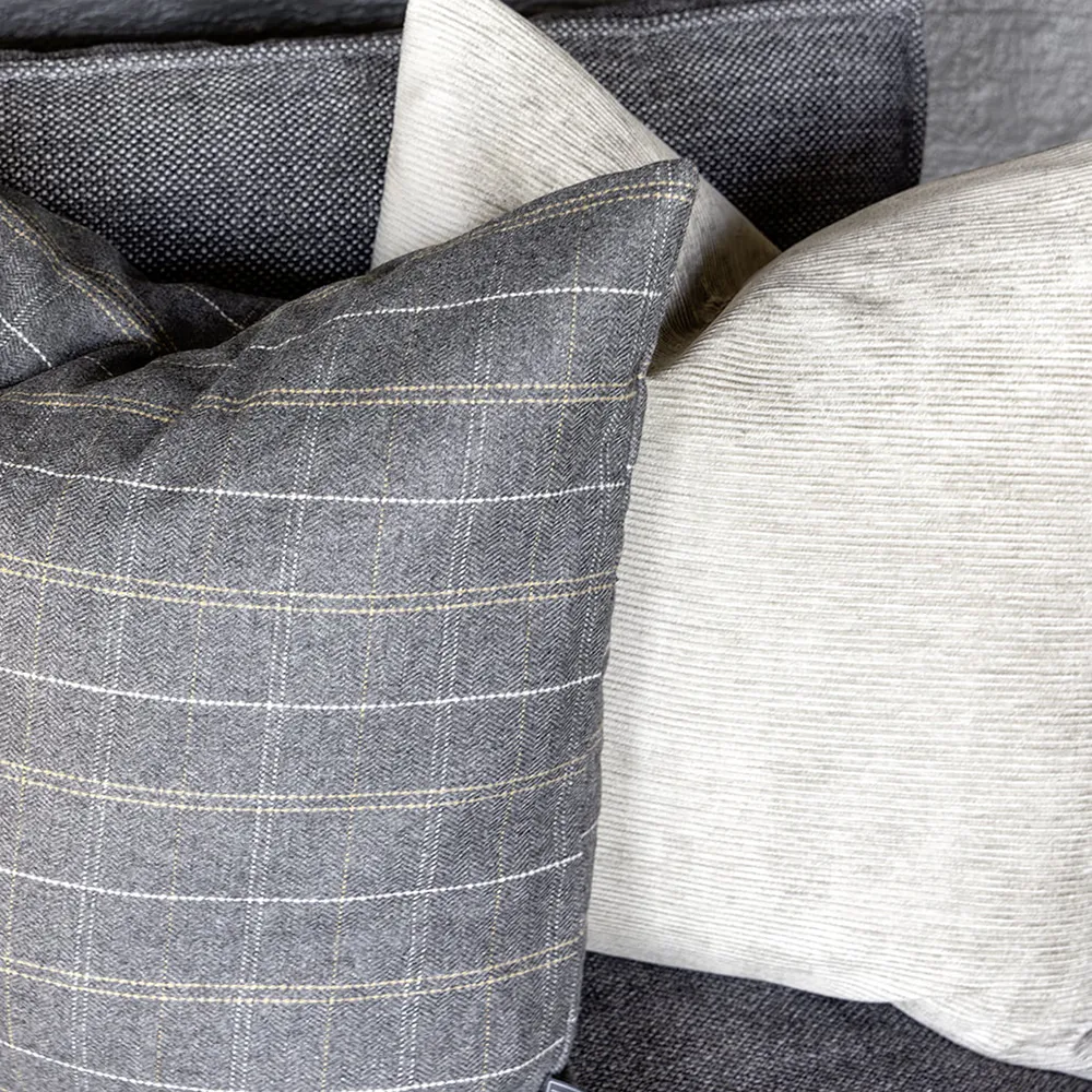 Edinburgh Graphite Kissenbezug 50x50 cm