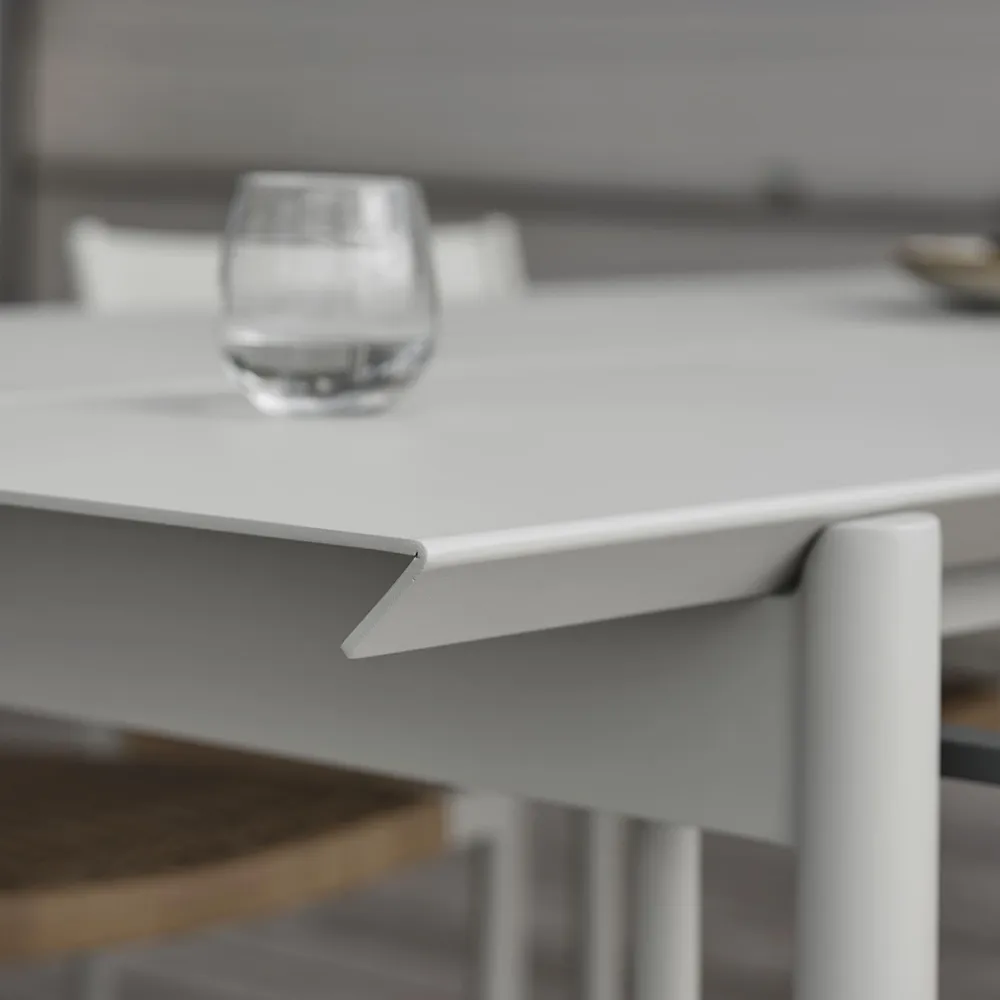 B45 Esstisch 92x250 cm Hellgrau