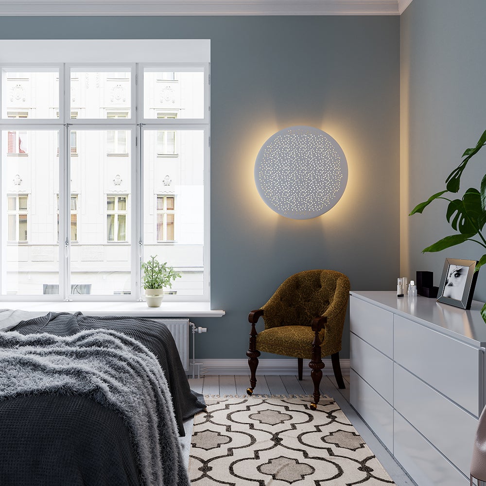 Colby Wandleuchte Ø70cm Weiß 