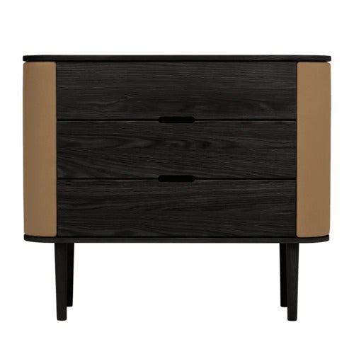 Treasures Kommode, Eiche schwarz/Sugar Brown