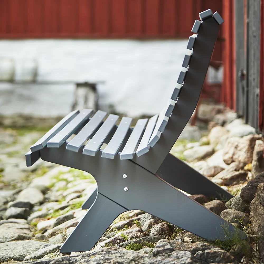 Lund Sofa stahlgrau Kiefer 