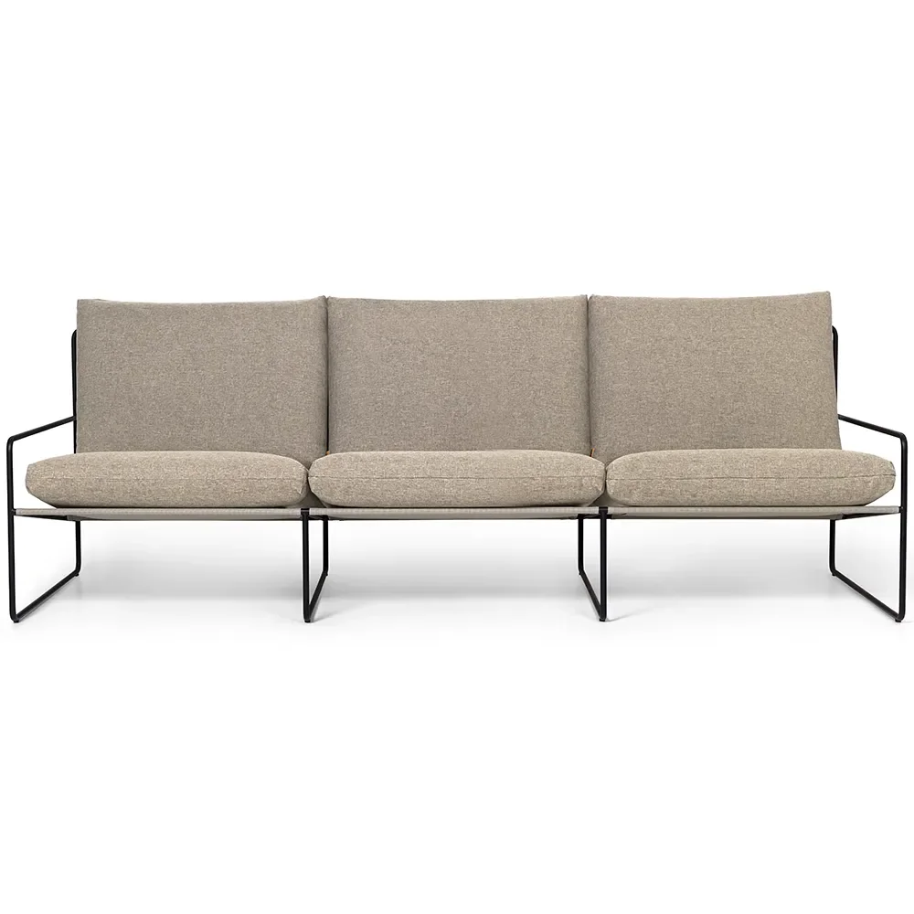 Desert 3-Sitzer Sofa Black/Dark Sand