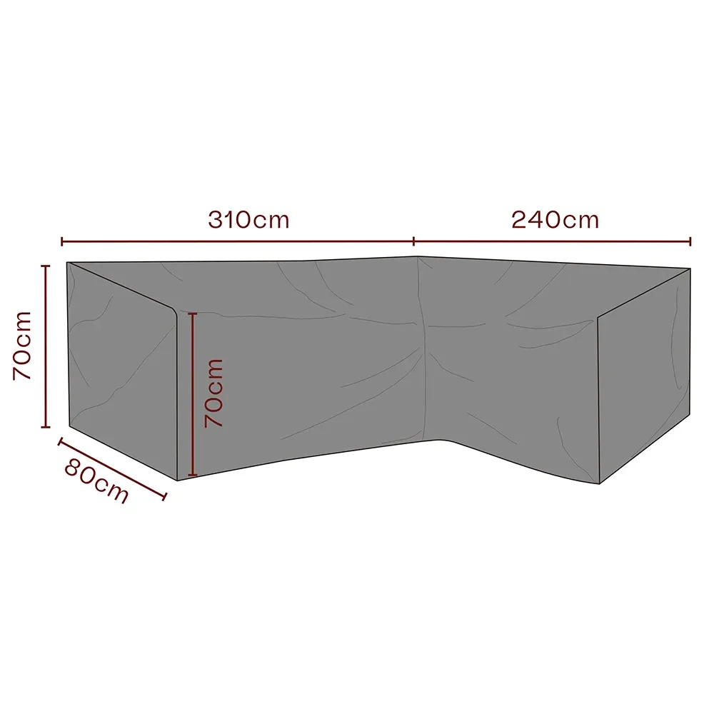 Möbelschutzhülle Ecksofa 240/310x70x80 cm Premium
