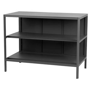 Kelia außenküche   mit regal anthrazit 