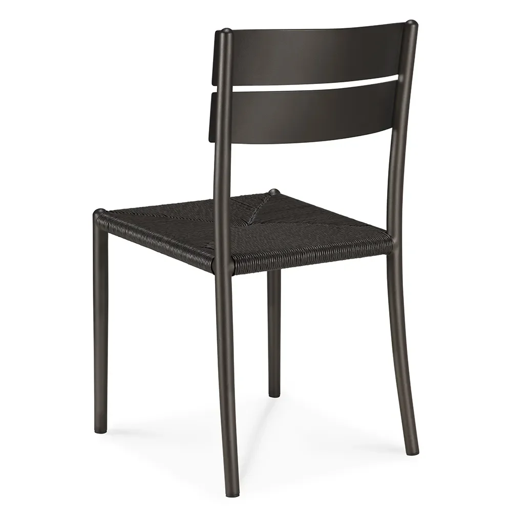 Elin Outdoor-Stuhl dunkelbraun