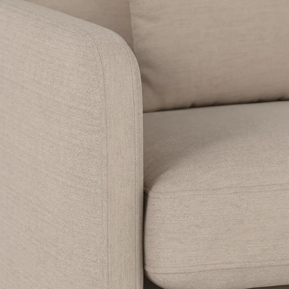 Peyton Sofa 3-Sitzer Stoff Ursula beige