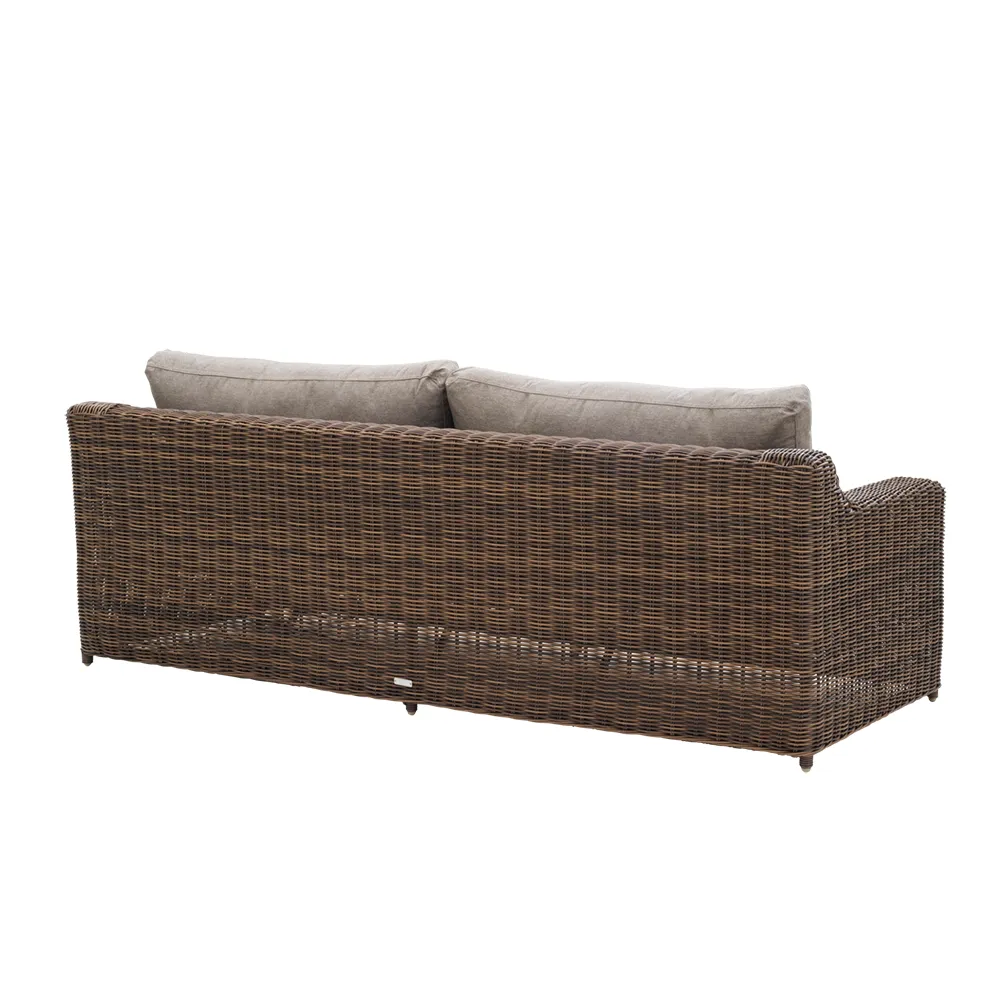 Glendon 3-sitzer-sofa  Dark brown / Soft moose