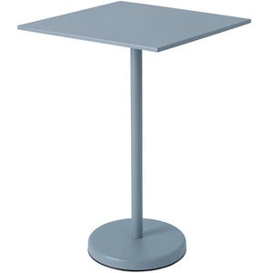 Linear Steel Stehtisch 70x70 cm Pale Blue 