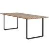 70/70 Esstisch 225x90 cm Sapele Mahogany/Anthracite Black