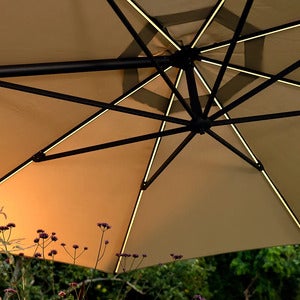 Cliento sonnenschirm 350 cm Antracit / Grey