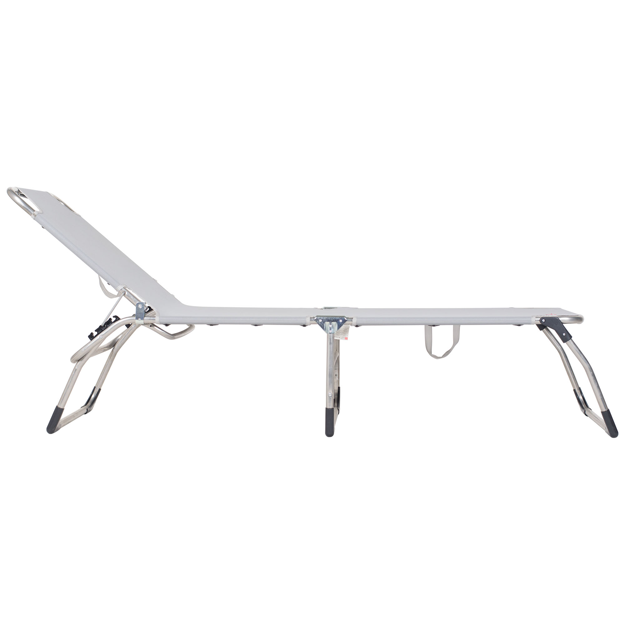 Amigo Sonnenliege xxl grau aluminium/textilene