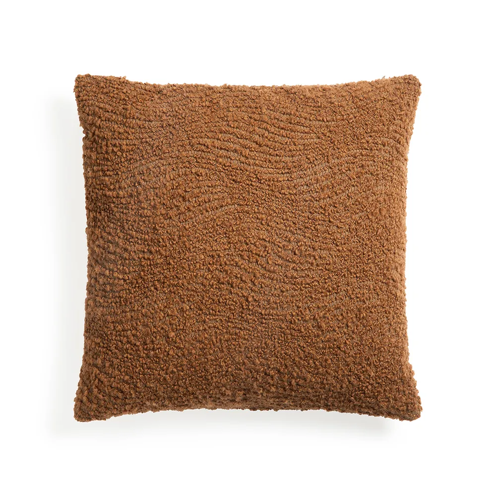 Kissen Wave 50x50 cm Cinnamon