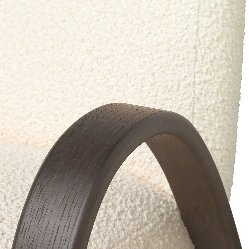 Buur Sessel Nordic Bouclé - Dark St/Off-whit