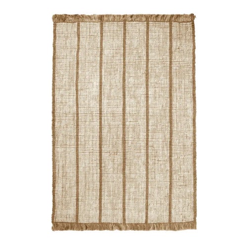 Athens Handgewebter Juteteppich 170x240 cm - Natural/Off-white