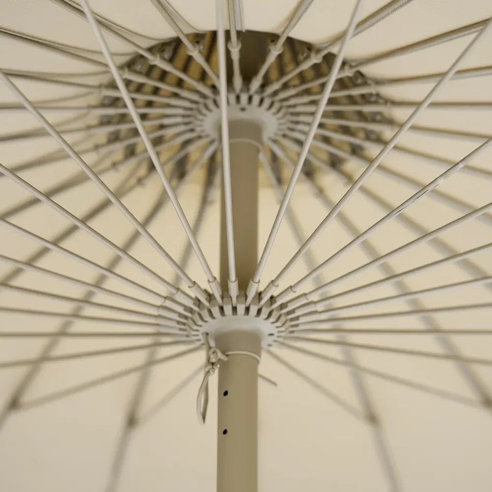 Sonnenschirm Ø240 cm beige