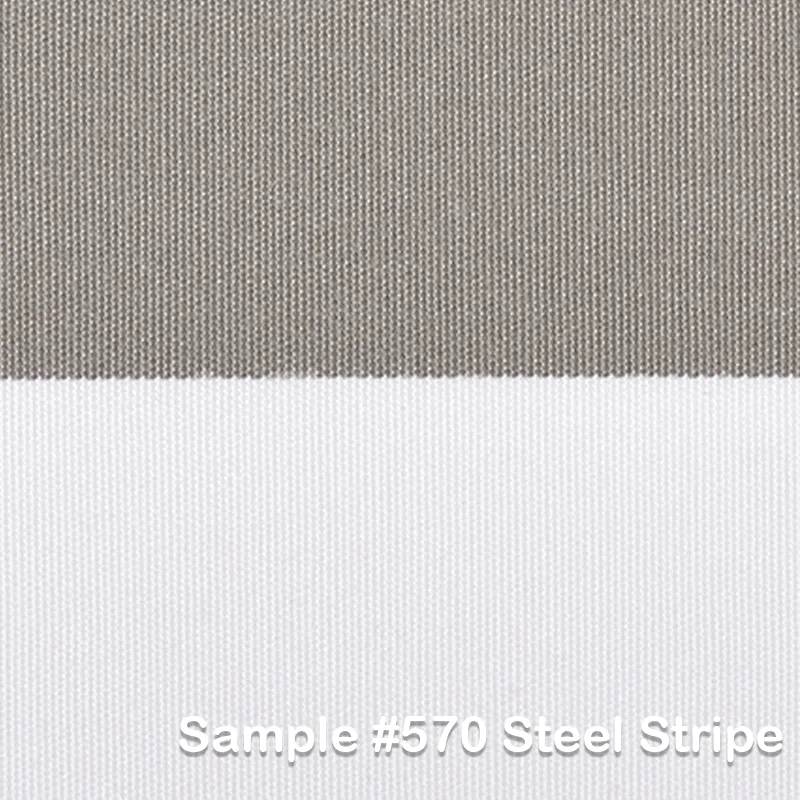 Fortello 300x300 cm sonnenschirm alu Cat.5 570 Steel Stripe