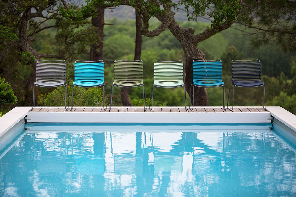 Click Sessel schwarz Aluminium