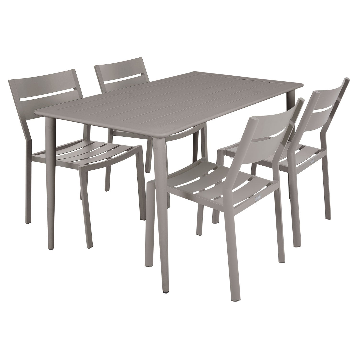 Nimes/Delia Esstischgruppe Khaki