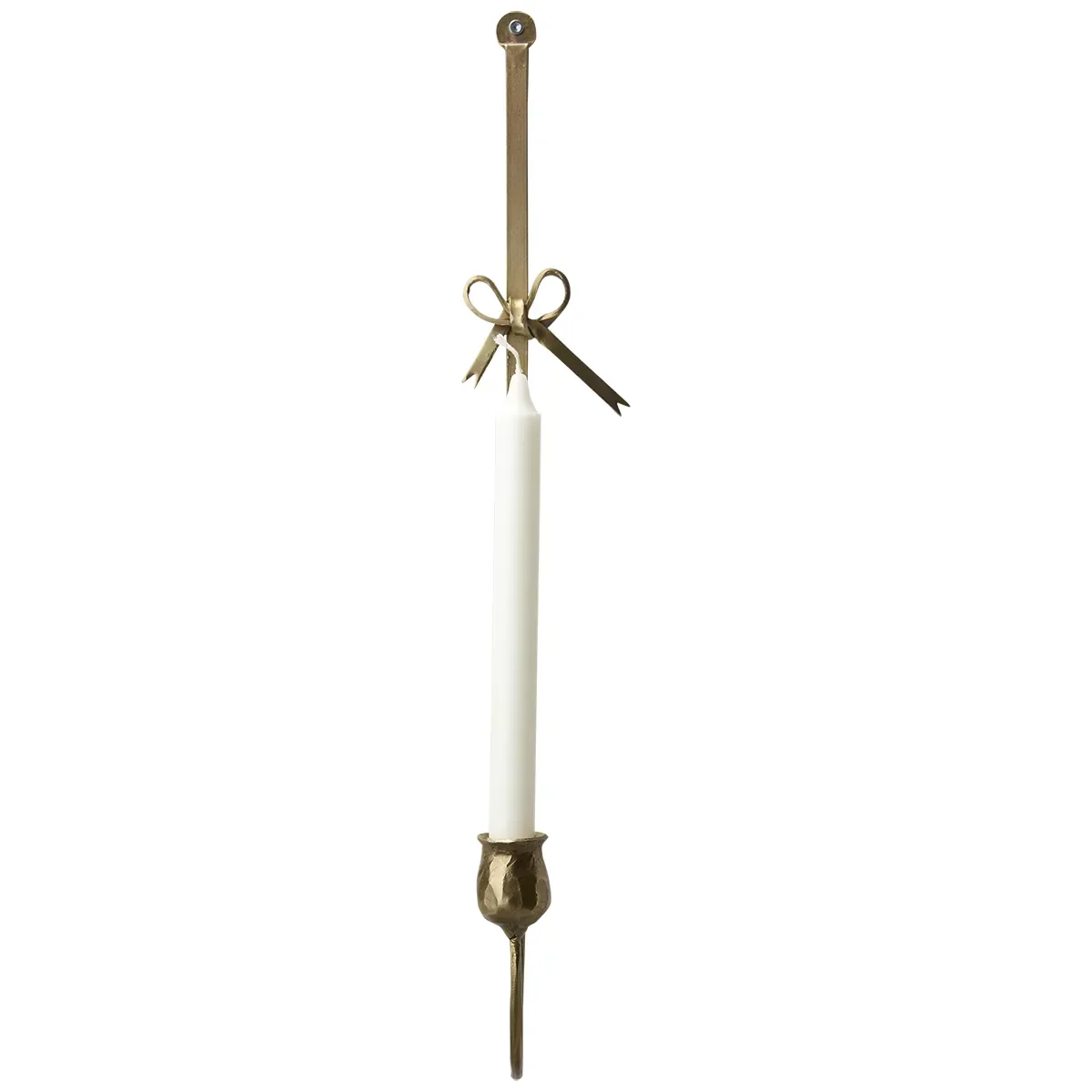 Wandkerzenhalter Francis L Brass H57 cm