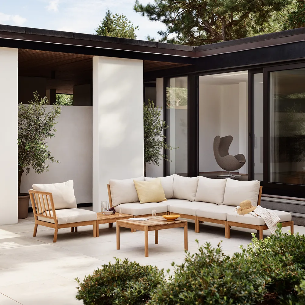 Tradition Couchtisch H40 Teak