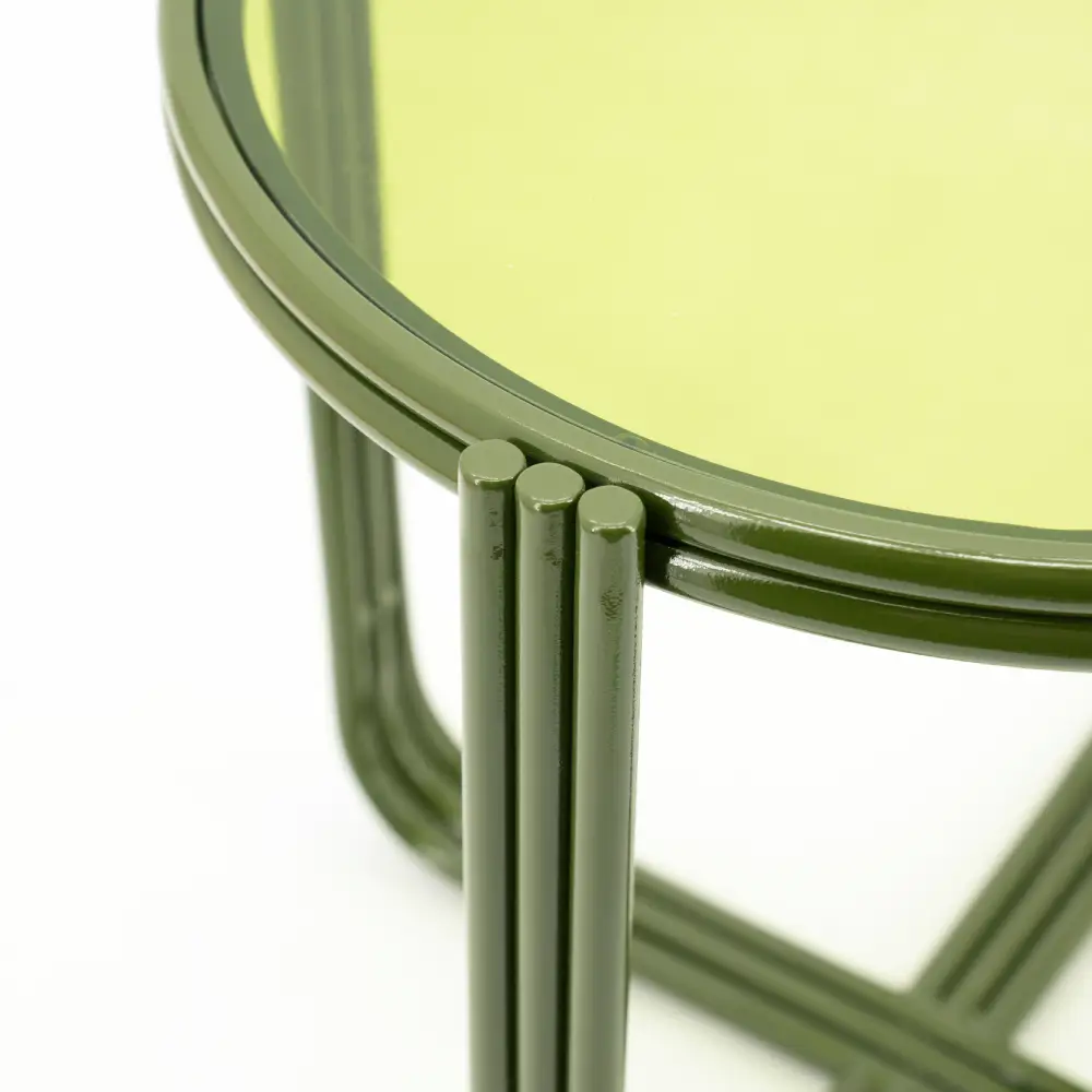 Schicker Beistelltisch – grün, 42,5 x 42,5 x 42,5 cm
