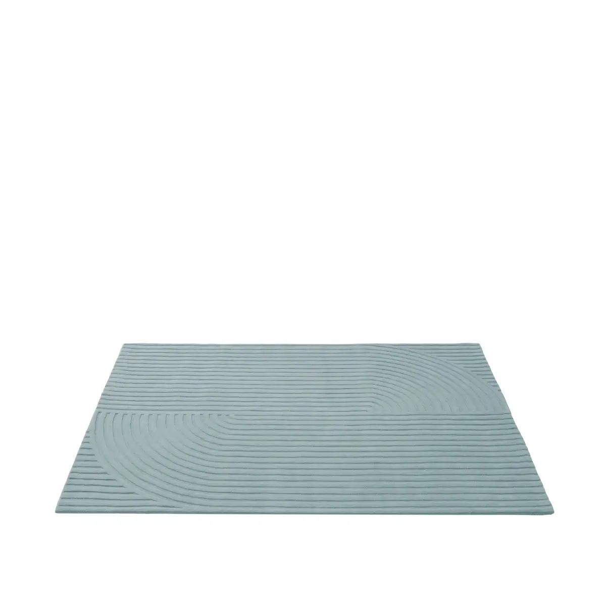  Relevo-Teppich Quattro – 170 x 240 cm – Salbeigrün