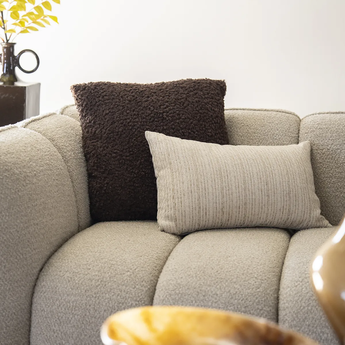 Dekokissen Clay 30x50 cm Beige