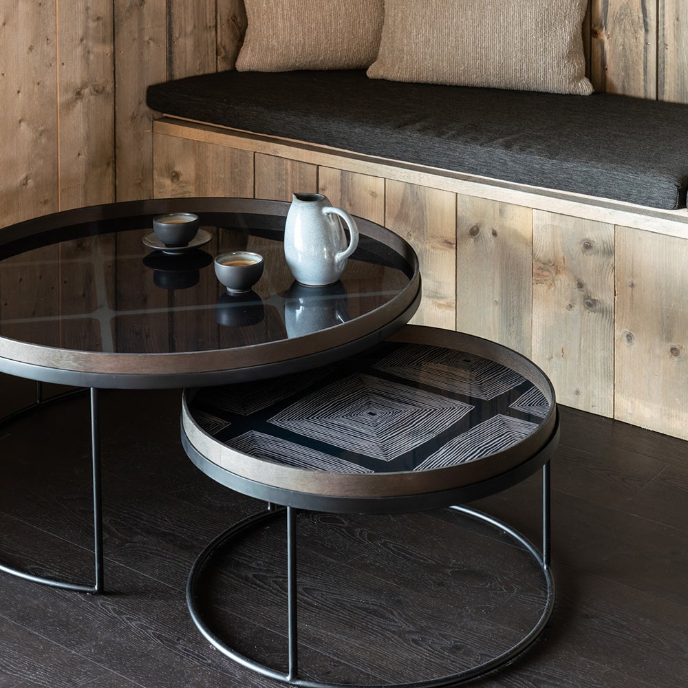 Linear Squares Tablett Ø92 cm