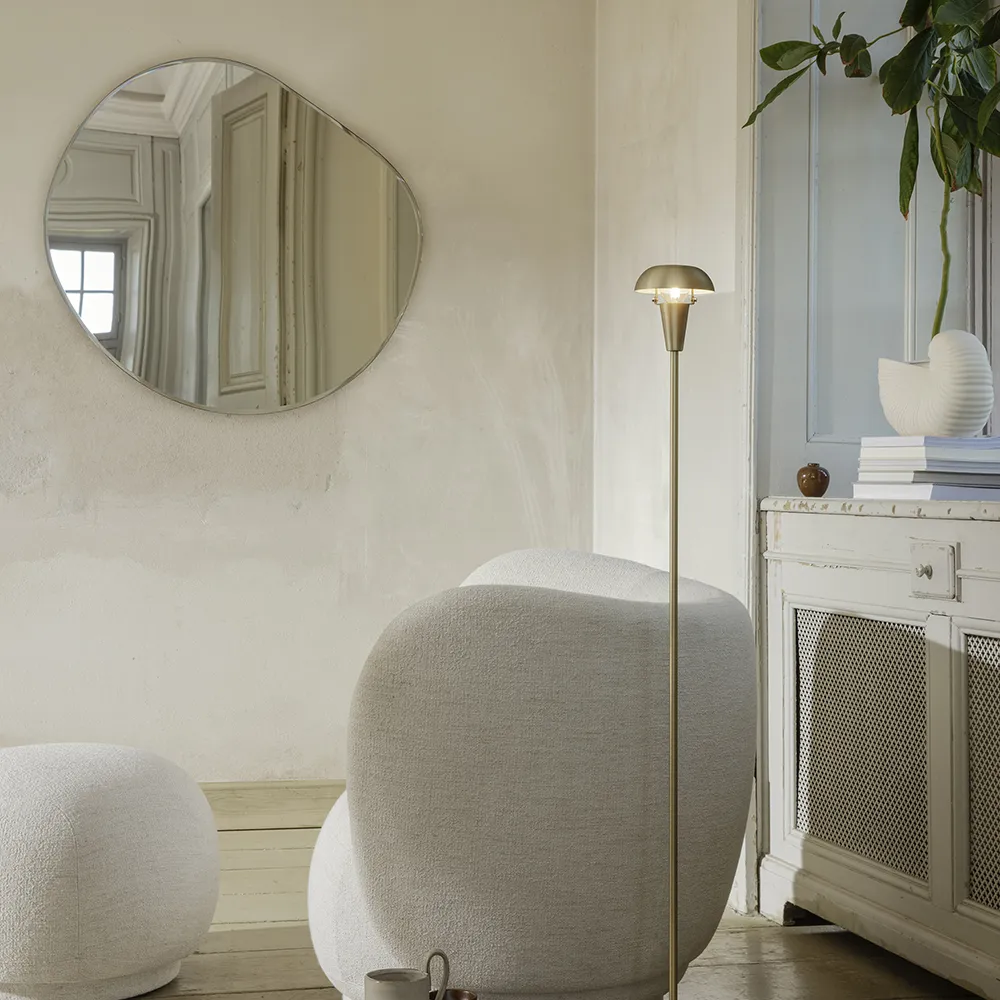 Pond Spiegel 87x94 cm Dark Chrome