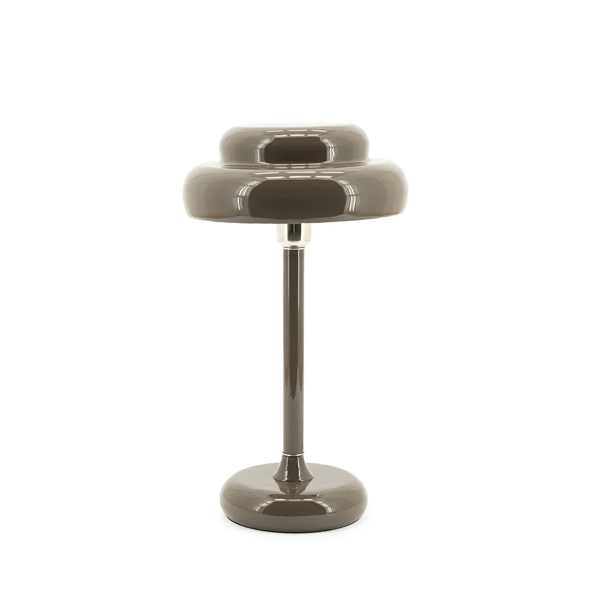Dimmbare Tischlampe Pomm Dark Brown H 47,5 cm