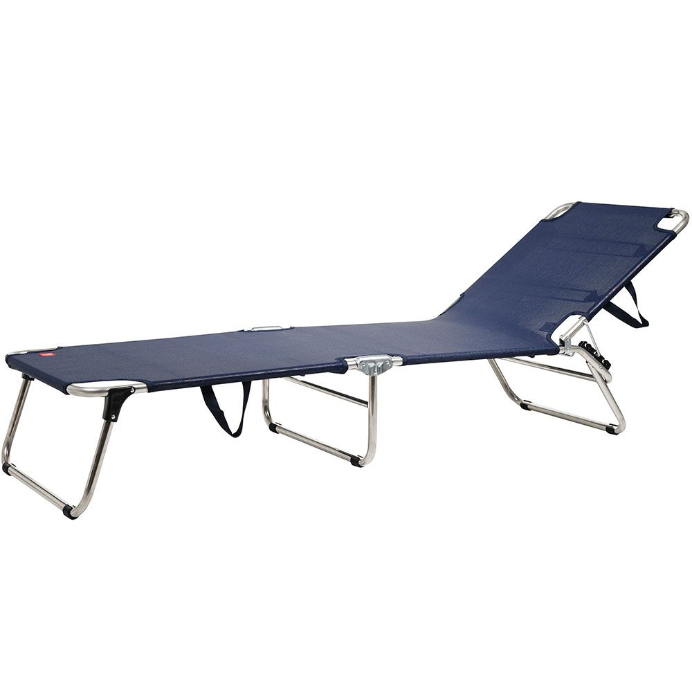 Amigo Sonnenliege Marine Aluminium/Textilene