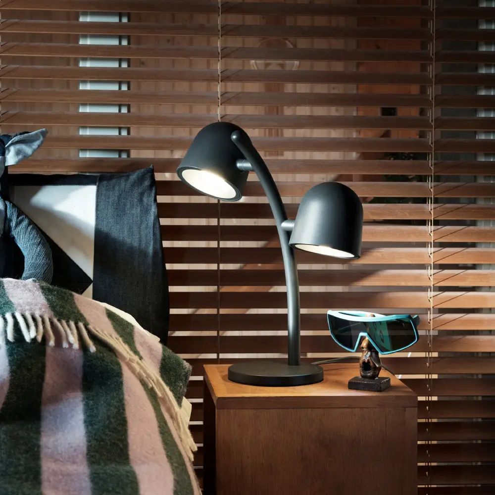 Little Lebow – Dimmbare Tischleuchte Anthrazit