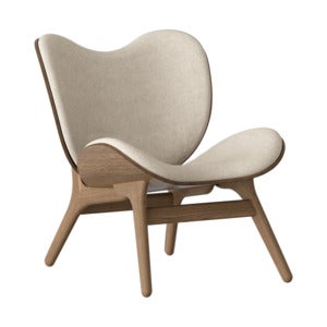 A Conversation Piece Loungesessel Dark Oak/White Sands