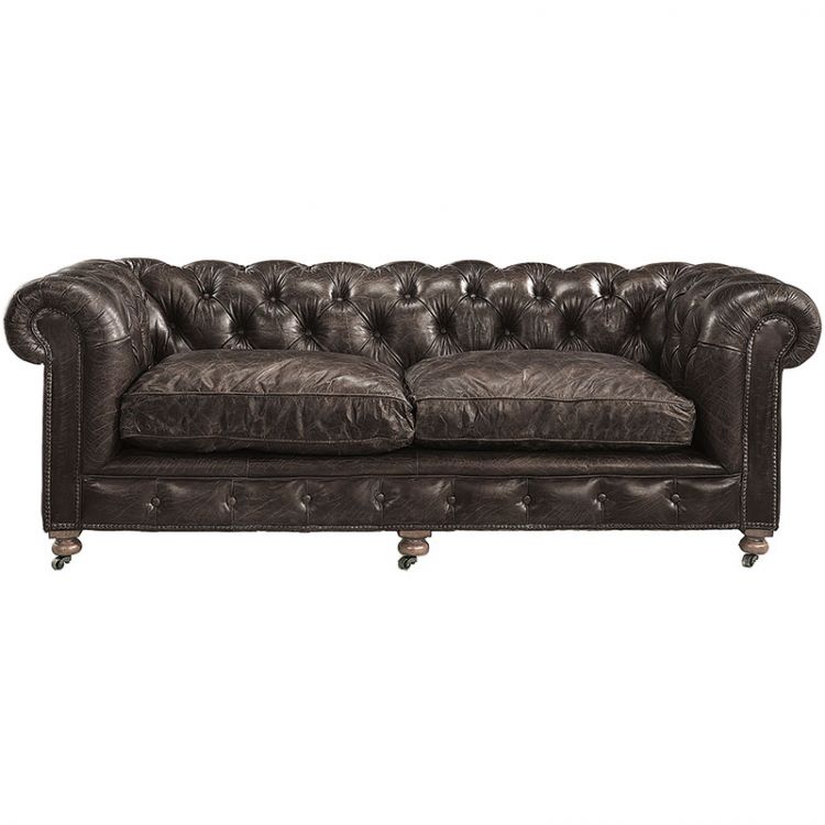 Kensington 2.5-Sitzer Sofa Leder Fudge