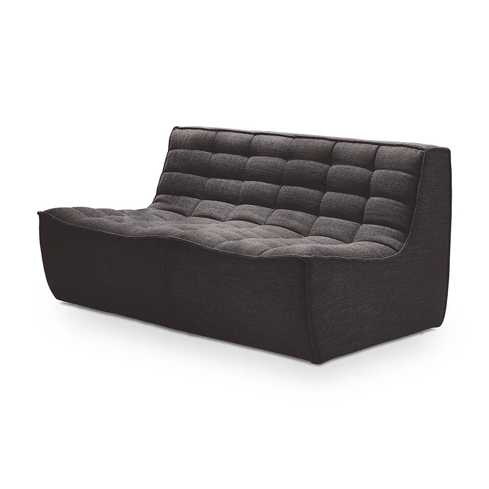 N701 2-Sitzer-Sofa Dark Grey