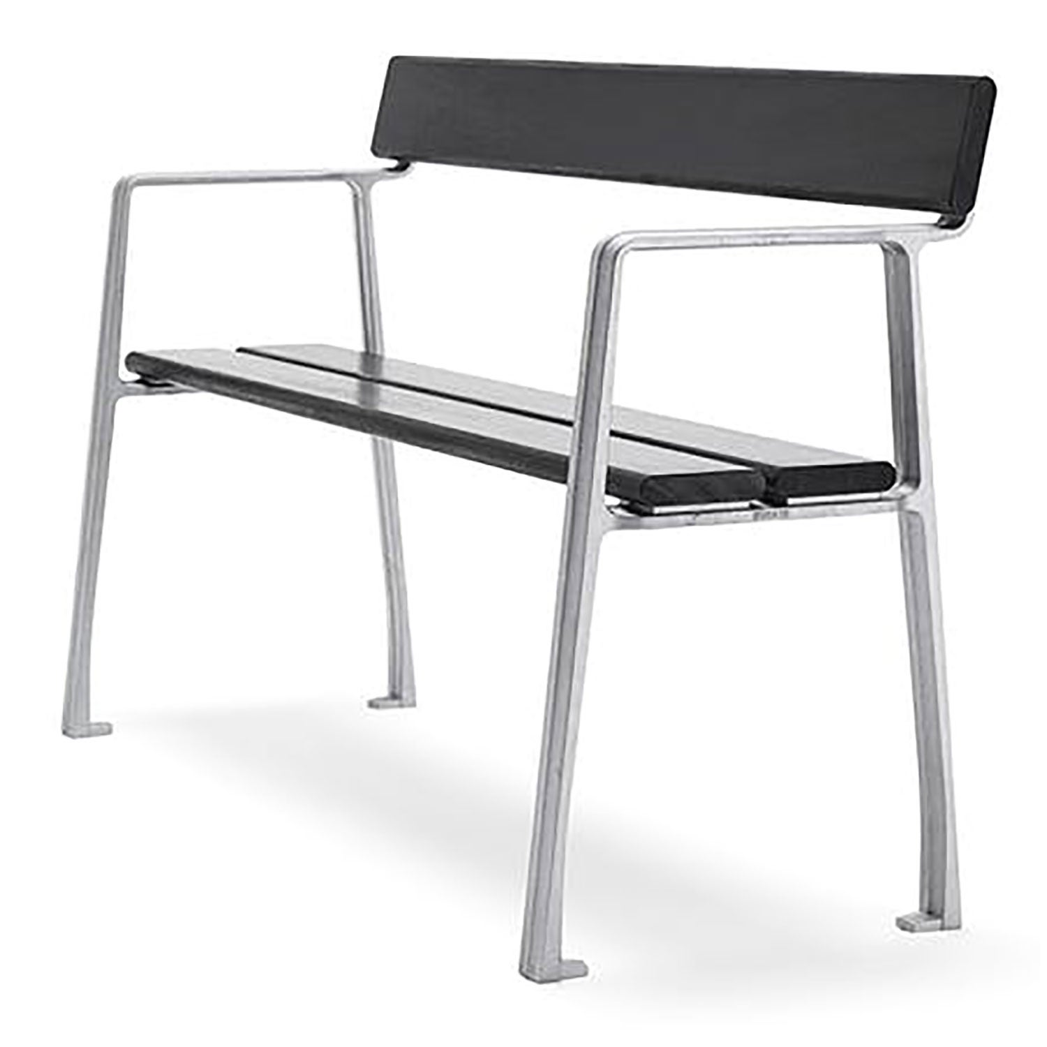 Piccolo Sofa natürlich schwarz lasiert Mahagoni