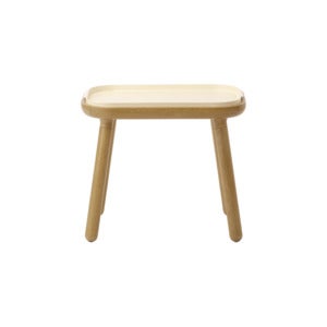 Paff Beistelltisch hoch Eiche/Pearl White