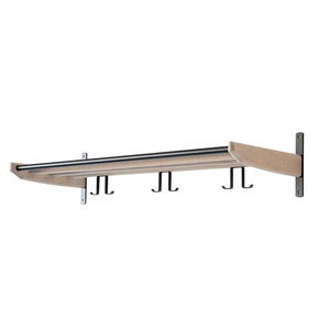 Cora Hutablage 90 cm Eiche weiß geölt