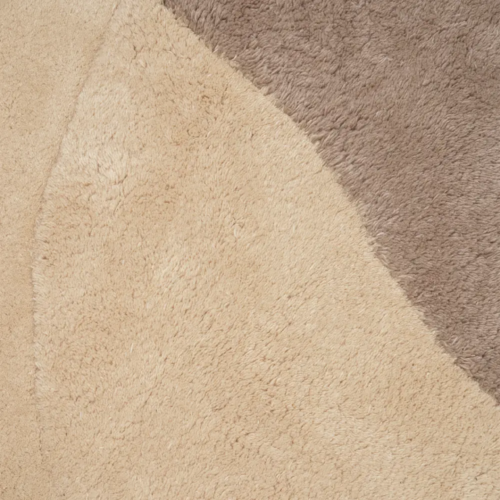 Getufteter Teppich View 180x180 cm - Beige