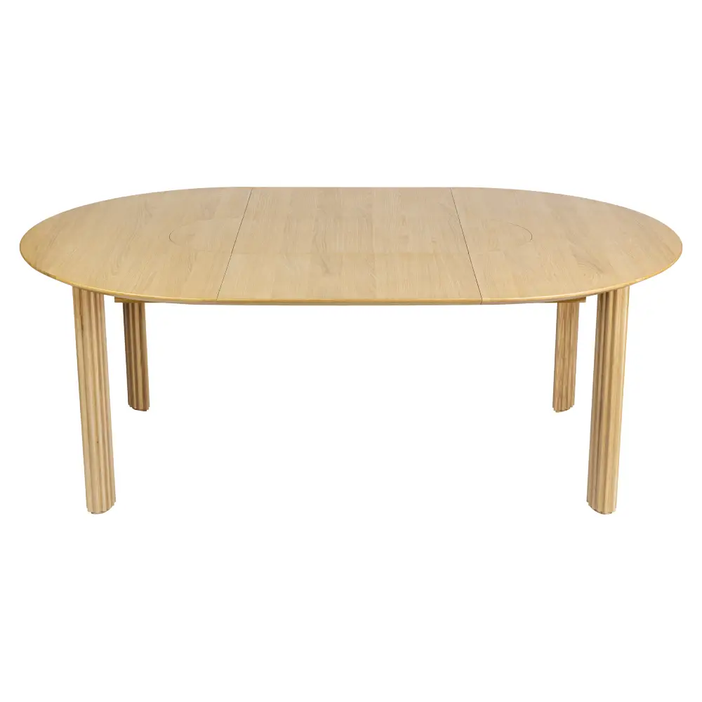Comfort Circle Esstisch mit Verlängerung 132-202x132 Oak