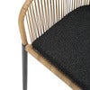 Delta stuhl    Anthrazit / Natural Wicker / Teddy Black