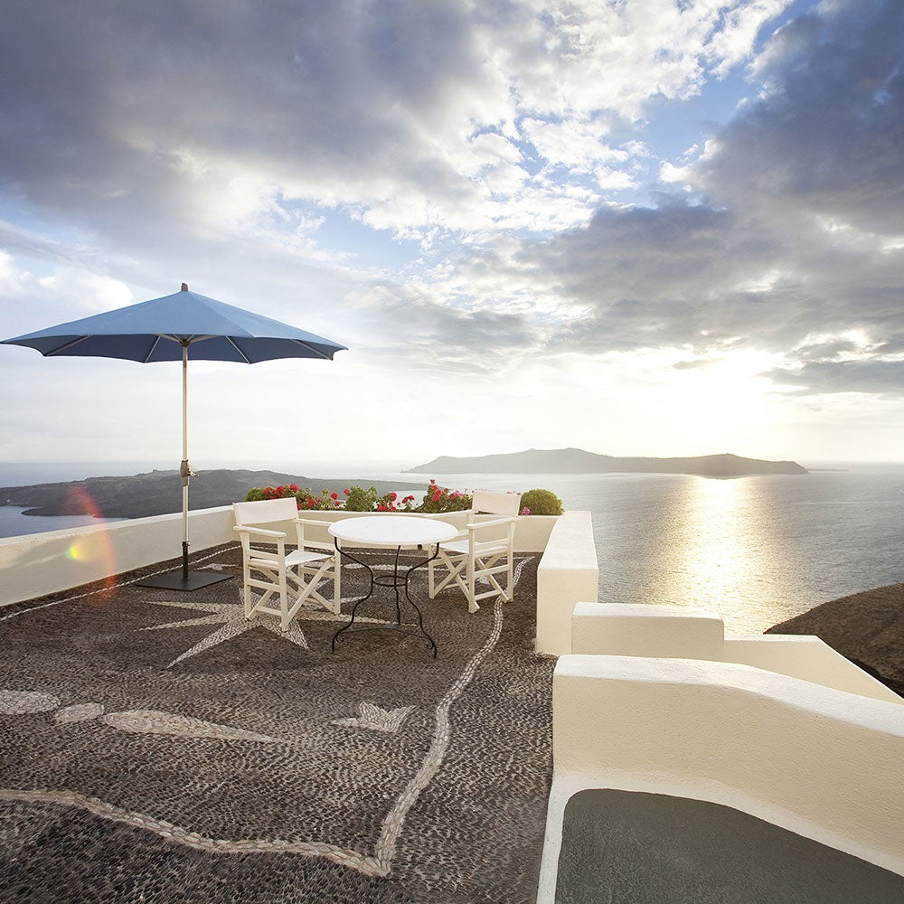 Alu-twist sonnenschirm 330 cm #151 ash 