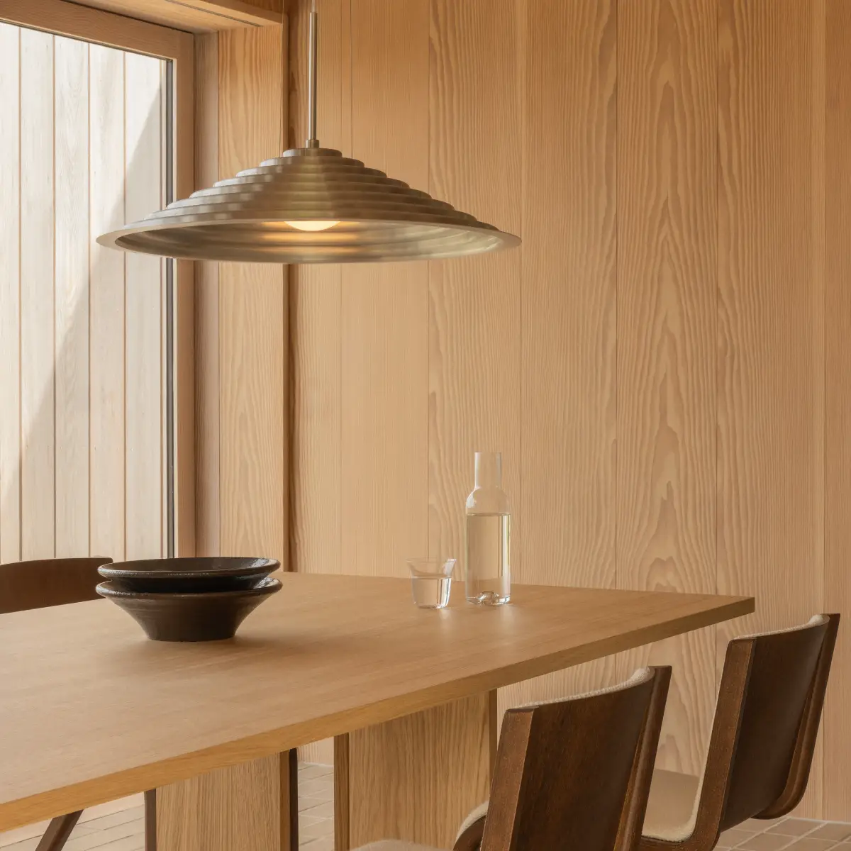 Chancery Deckenleuchte Gebürstetes Aluminium Ø75 cm