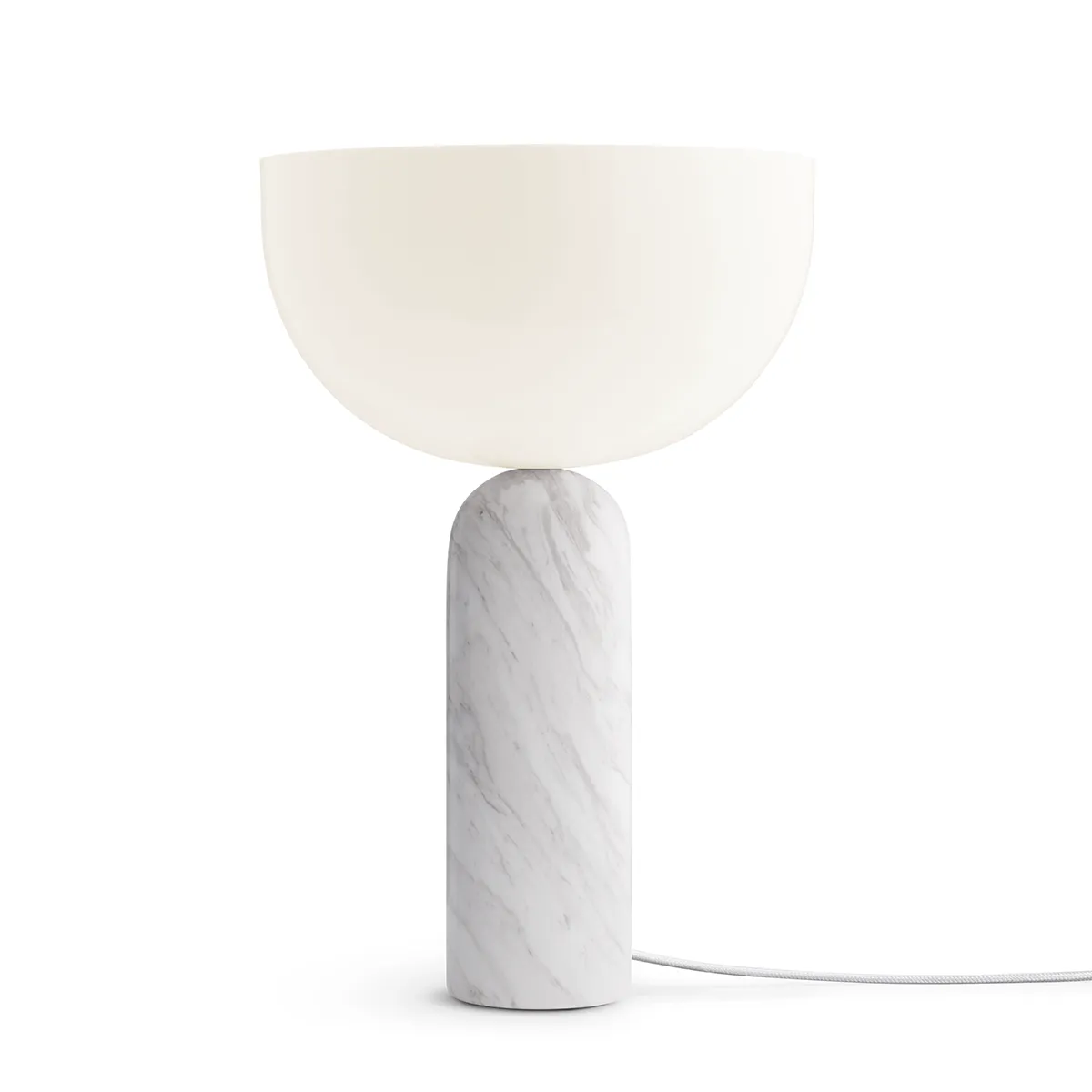 Kizu Tischleuchte Large Weiß Marble EU