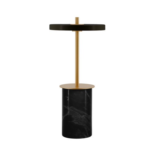 Asteria Move Mini Tragbare Lampe Black Marble