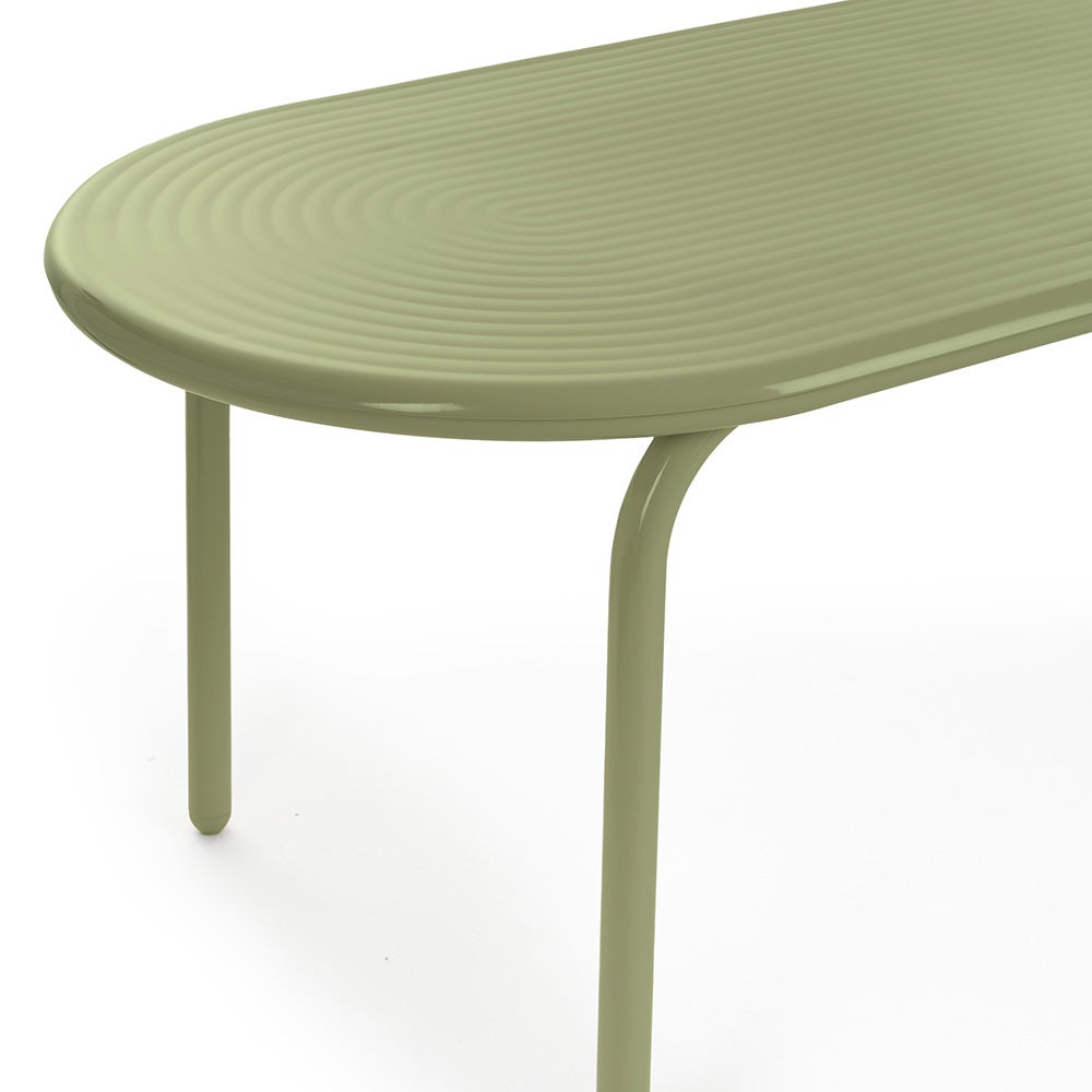 Groove Obround Tisch Moss 