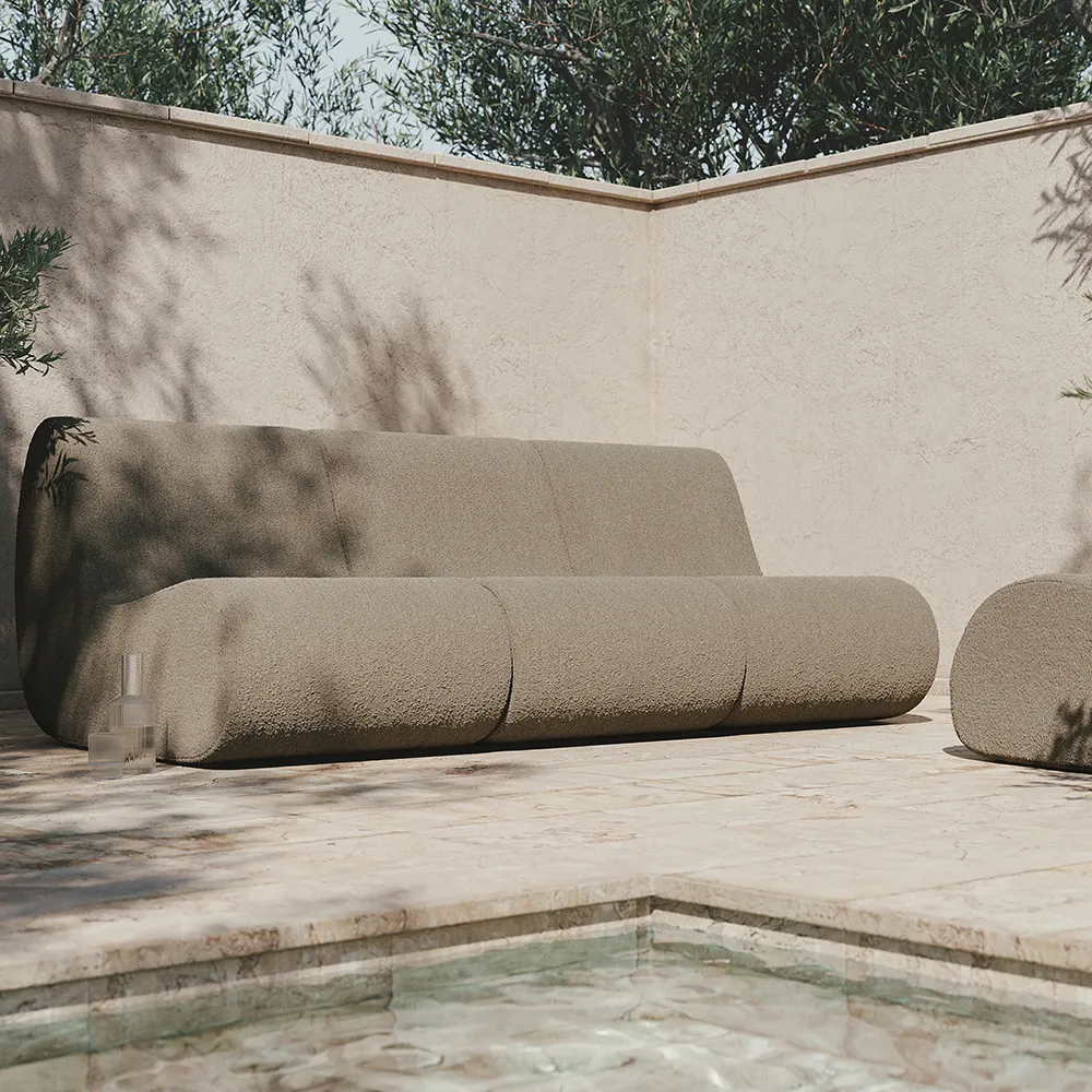 Rouli Sessel Bouclé Sand